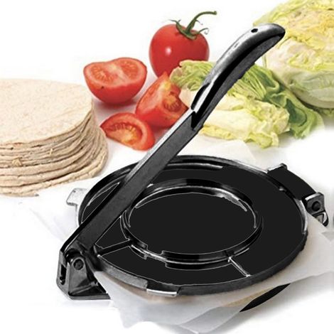 Presse à pâte manuelle, presse à pâte universelle, machine à crêpes Tongguan domestique, 20 cm, noire. (1/5)