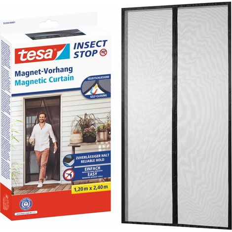 tesa Insect Stop cortina mosquitera antracita 120x240 cm