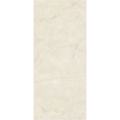 Carrelage effet Onyx Blanc Opalin 278x120x0,6 cm Brillant Nerolio - Mur intérieur (vendu par carton de 3,336 m²) - RO'MA CARRELAGE