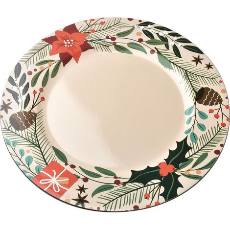 BLANCHE FESTIVE sottovaso oggetto decorativo 33xh2cm