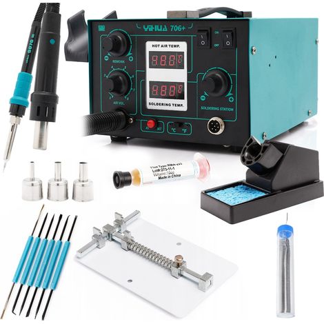 Kit de estación de soldadura Yihua 706+ con soporte para PCB KIT 5