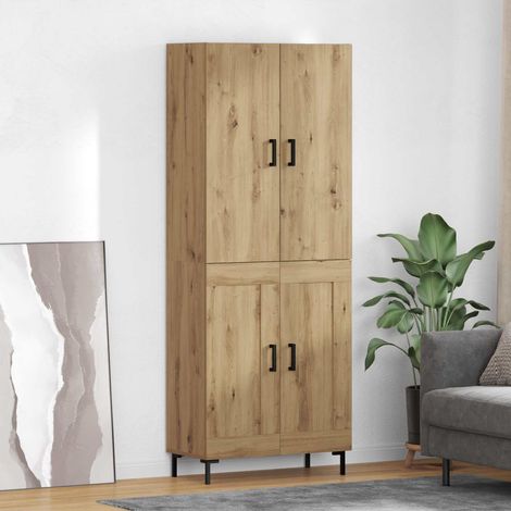 Alacena Roble artesanal 69,5 x 34 x 180 cm Madera contrachapada