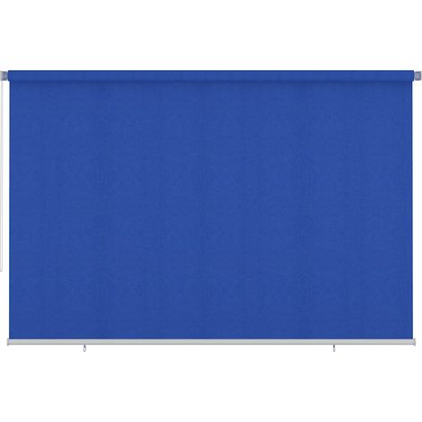 Store Roulant d'Extérieur Vertical Pare-Soleil Anti-UV en HDPE Bleu 355 x 230 cm - PANGIVO (1/5)