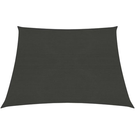 Vela de sombra/parasol 160 g/m² HDPE 3/4 x 3 m antracita 020008918