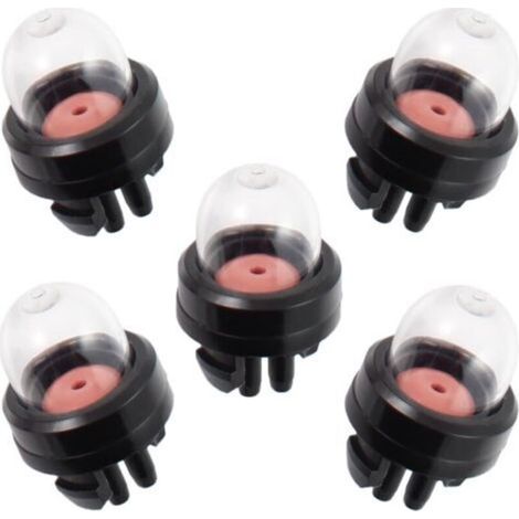 Poire d'amorçage à clipser Hipa 188-512-1 pour petit moteur à 2 temps, tronçonneuse Poulan Echo Ryobi BP42 Homelite Bolens, coupe-bordures, souffleur de feuilles 125B 125BX 125BVX 530047721 503936601, (1/4)