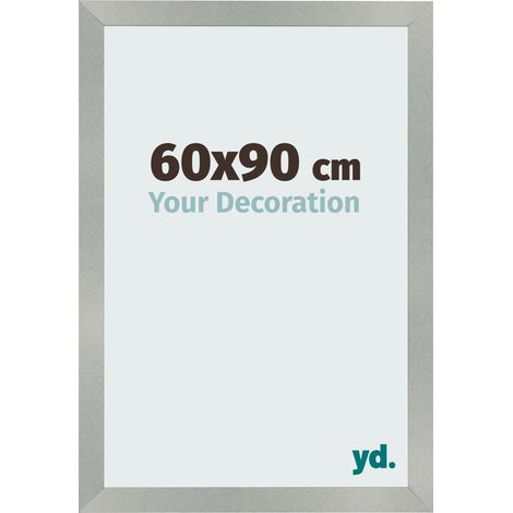 yd. - Cadre photo 60x90 - Aluminium Brosse - MDF - Bologna (1/5)