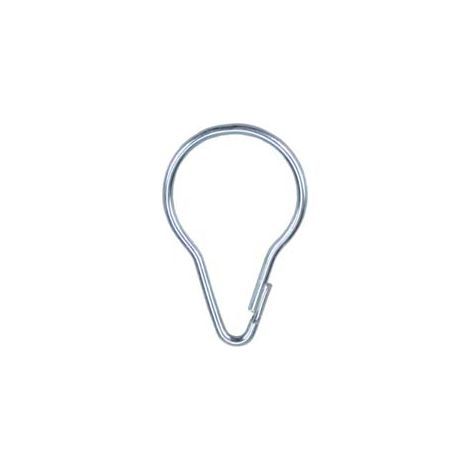 ANELLI A PRESSIONE PER TENDE IN ACCIAIO NICHELATO- - ø mm.26x48h. piccoli - 200 pezzi