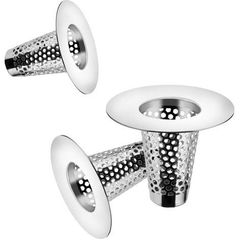 Crépine d'évier, filtre à cheveux pour douche, crépine de comptoir de cuisine pour filtrer les corps étrangers du siphon de sol de l'évier (1/5)