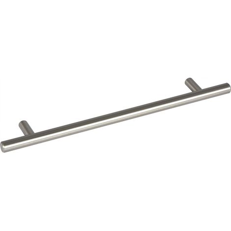 Poignée Senna LA - 384 mm - Poignées pour armoires de cuisine - Poignées d'armoire - Largeur 448 mm - Effet acier inoxydable