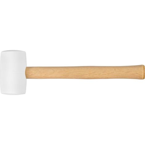 Hammer Strend Pro HM221 340 g, Gummihammer, WhiteHead, Holzgriff, Stiellänge 290mm