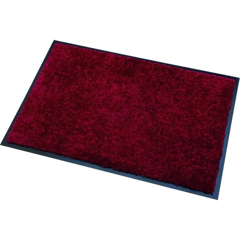 TAPIS MEMPHIS ROUGE 80X120 ACCUEIL ANTI-POUSSIERE MERCURY MC020019