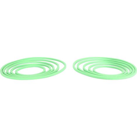 Lot de 10 supports flottants pour plantes d'aquarium, 5 tailles, en mousse EVA inodore, multifonctionnels, pour nourrir les poissons. (1/3)