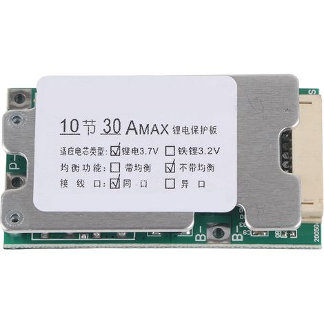 Panneau de de batterie au lithium, panneau de de de batterie au lithium de panneau de carte de de batterie de lithium de 10S 36V 30A. (1/5)