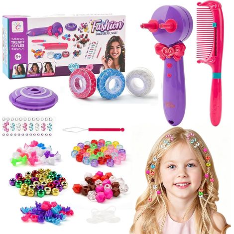 Macchina per trecce 3 in 1 per bambine, regalo ideale per bambine dai 5 ai 10 anni. (1/5)