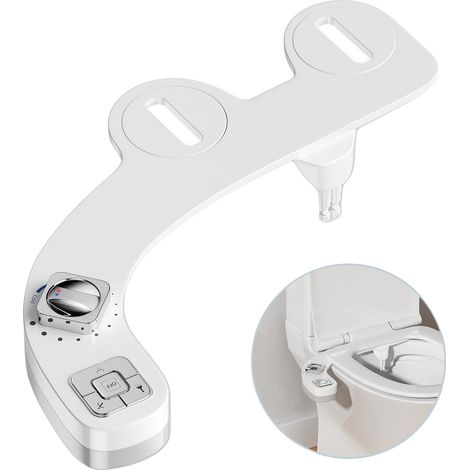 Accessorio bidet, temperatura regolabile, sistema a doppio ugello, BIANCO (1/2)