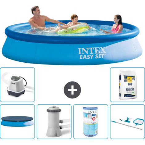Intex Piscine Easy Set Ronde - 366x76 cm - 7-pièces S30611 (1/5)