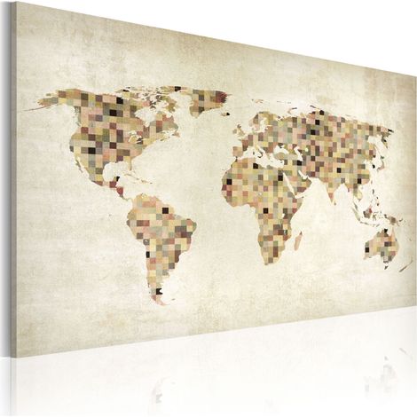 Quadro - Mondo di tonalita' beige - 120x80 (1/4)