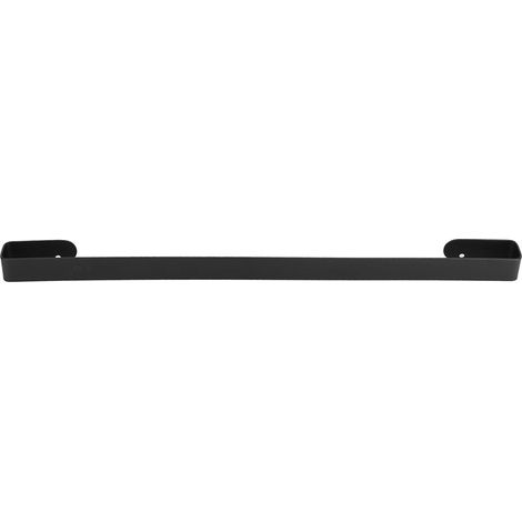 Porte-serviettes en acier inoxydable à une seule barre, support pour serviettes et pantoufles, pour toilettes, salle de bain ou hôtel (1/5)