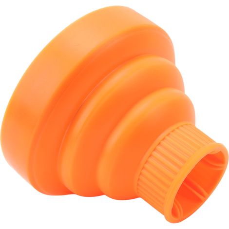 Diffuseur Universel Portable pour Sèche-Cheveux Pliable - Compatible avec Tous Modèles - Orange (1/5)