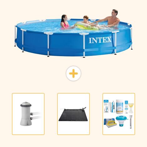 Intex Piscine Tubulaire Ronde - 366x76 cm - 4-pièces  S22470 (1/4)