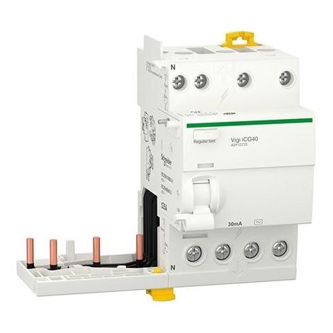 Schneider A9Y12725 Differentialblock Acti9 iTG40 Vigi Gruppenkopf 3-polig + Neutralleiter 25 A Typ AC 30 mA