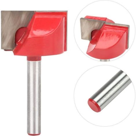 Fresa CNC para madera (6 unidades), herramienta de corte para máquina con vástago inferior Walfront, 6 mm de diámetro (1/3)