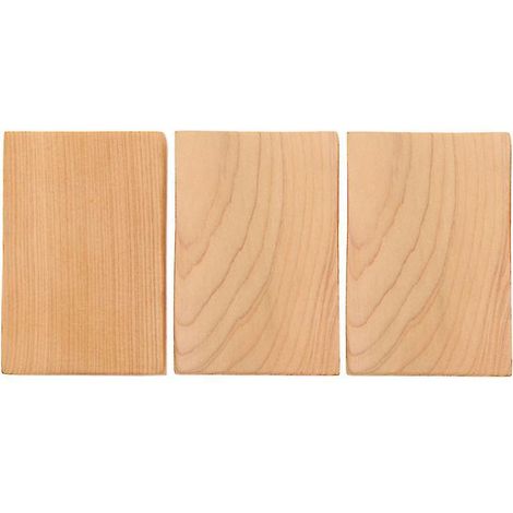 3-teiliges rechteckiges Holzblock