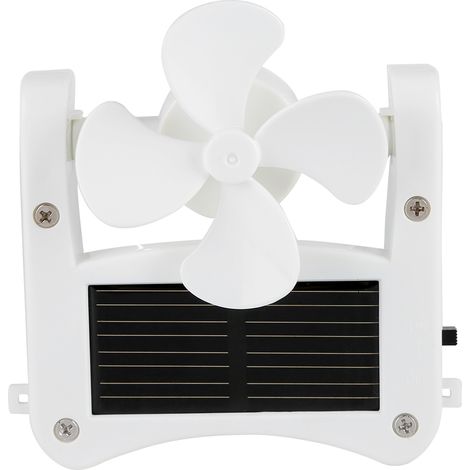 Mini ventilateur solaire portable pour chapeau, facile à accrocher ou à clipser, idéal pour l'alpinisme, le camping et la randonnée. (1/5)