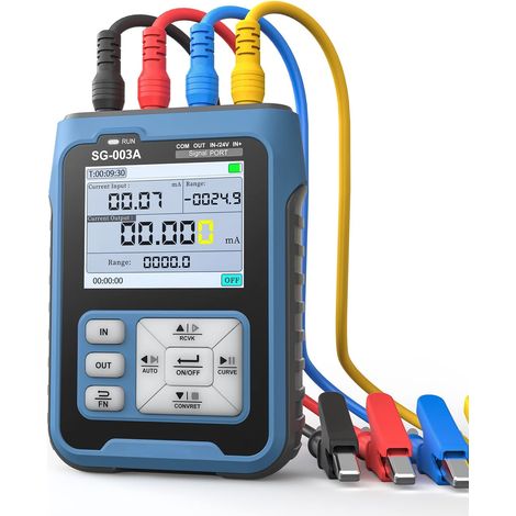 SG-003A Simulador de corriente y voltaje ajustable de 0-10 V, generador de fuente de señal de 4-20 mA, transmisor y calibrador