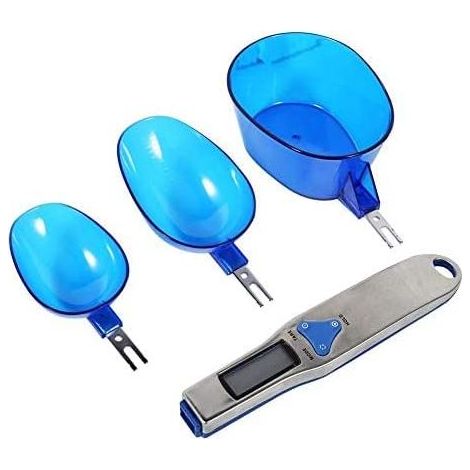 Kit de cuillère à mesurer, 500/0.1g cuillères remplaçables numériques électroniques précises, balance de cuisine, outil de mesure