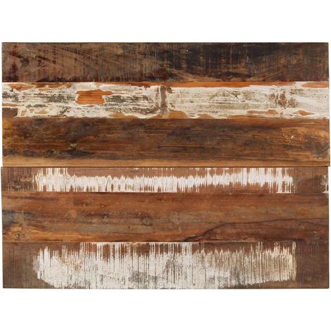 Dessus de table rectangulaire 60x80 cm 15-16 mm Bois récupéré