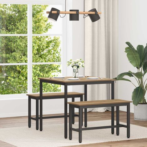 Dining Tables 80 x 80 x 75 cm Engineered Wood Artisan Oak vidaXL