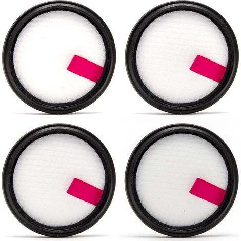 Lot 4 Filtres Rechange pour Aspirateur Sans Fil Cecotec INSE K370, N370 – Sans Sac (1/4)