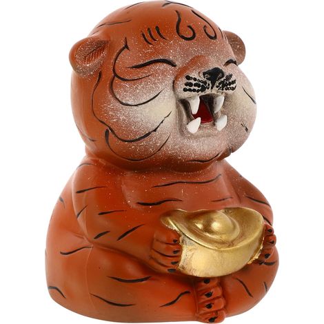 Tirelire Tigre Design Unique Tirelire pour Garçon Fille de Table Céramique pour Chambre et Salon (1/5)