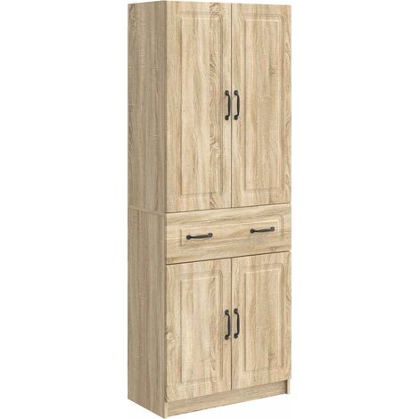 vidaXL Set di armadi 2 pcs Rovere Sonoma Legno ingegnerizzato