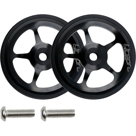 Litepro Easy Wheel et tige d'extension pour porte-bagages Brompton Tige télescopique Easywheel (1/5)