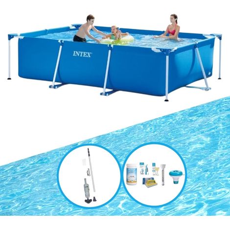 Intex Piscine Tubulaire Rectangulaire - 300x200x75 cm - 3-pièces  S22351 (1/5)