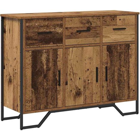 Maison Exclusive - Credenza con cassetto Legno vecchio 97 x 32,5 x 74,5 cm