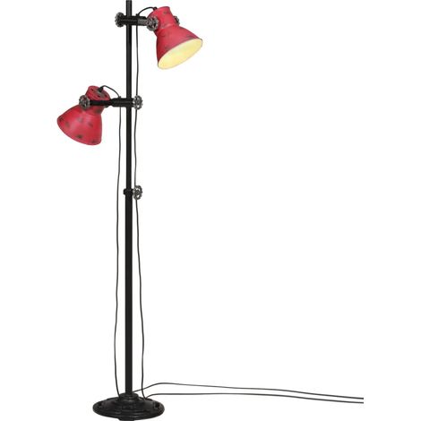 Stehleuchte 25 W Rot 25x25x90/140 cm E27