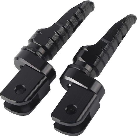 Repose-pieds pour Aprilia RS660/RSV4 (2 pièces) - Accessoire moto en alliage d'aluminium noir usiné CNC (1/5)