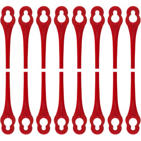Lames en plastique pour coupe-bordures Lidl Florabest - Lot de 100 (longueur 8,3 cm) (1/5)