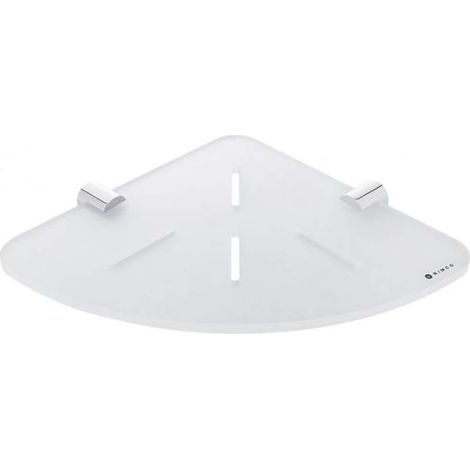Nimco Bormo - Estante esquinero, cromo/blanco mate BR X208-26 (1/2)