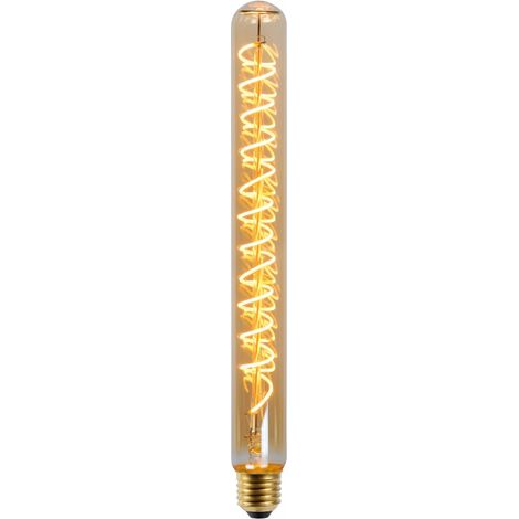 Lampadina LED vintage dimmerabile tubolare ambra E27 4,9W (1/4)