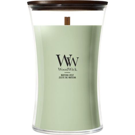 WOODWICK GRANDE BOUGIE ZESTE DE MATCHA SUPERBE CADEAU POUR FEMME 2674371E