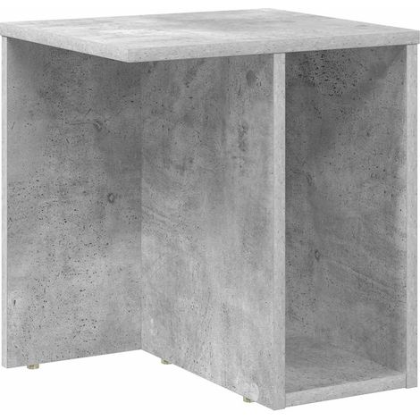 Maison Exclusive - Beistelltisch Beton Grau 37 x 32 x 40 cm Holzw