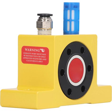 Vibreur pneumatique à bille GT13, G1/4", turbine industrielle, vibration efficace pour trémie, silo et convoyeur. (1/5)