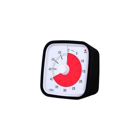 Horloge Chronomètre Visuel avec étui de Protection , convient pour le timing lorsque vous travaillez, étudiez ou cuisinez(Noir) (1/5)