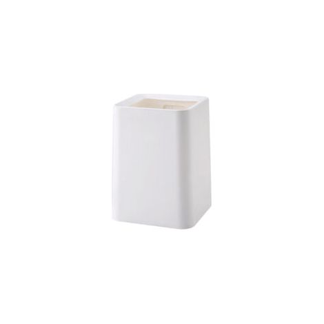 Poubelle double compartiment 8 L – EINNENFFER – Plastique durable, carrée et compacte, sans couvercle, tri sélectif facile, idéale salle de bain, chambre, bureau ou cuisine