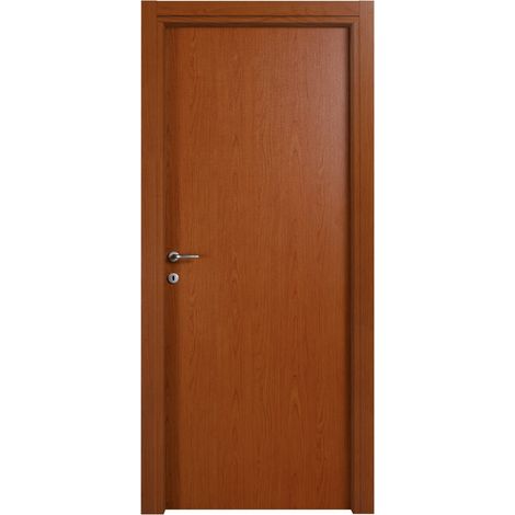 Capaldo – Porte Microtec 210 x 90 cm – Cerisier – Cadre en sapin massif – Remplissage carton traité – Épaisseur 44 mm – Réversible