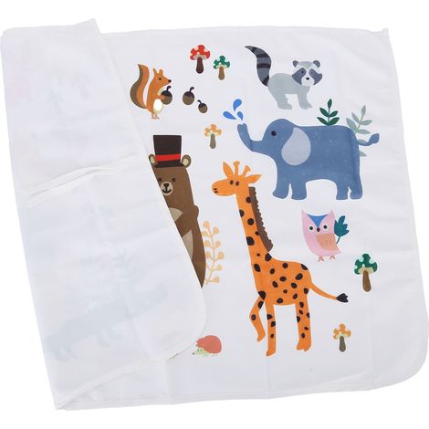 Pare-soleil de vitre latérale de voiture, rideau pare-soleil universel pour bébé et enfant, motif dessin animé mignon, style enfant 3 (1/5)